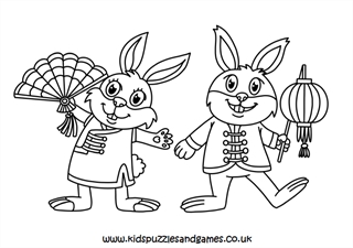 FREE! - Year of the Rabbit 2023 Mindfulness Colouring Activity
