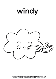 Windy weather | Sticker